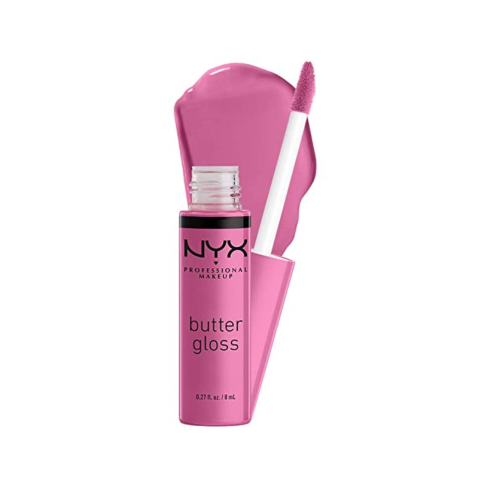 NYX PROFESSIONAL MAKEUP Butter Gloss, Non-Sticky Lip Gloss - Creme Brulee (Natural) Find Your New Look Today!